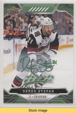 2019-20 Upper Deck MVP Green Script Derek Stepan #6 READ 0zu