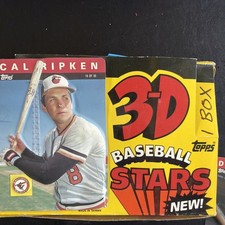 Box Of Topps 3D Baseball Cards Unopened 22 Packs And 2 Opened