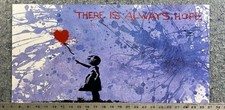 Banksy Always Hope Poster 12x24 Girl Balloon Street Pop Art Licensed Print