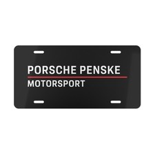 Porsche Penske Motorsport License Plate Racing Car Garage Wall Decor