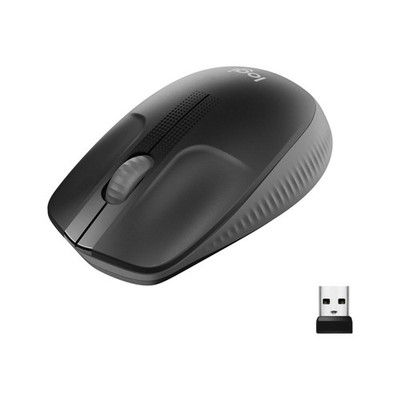 Logitech M190 Full-Size Kabellose Maus Optisch Schwarz