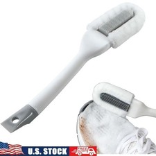 Multi-Purpose Long Handle Microfiber Soft Bristle Shoe Brush W/ Hanging Hole New