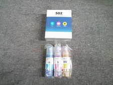 T502520 New Compatible for Epson 502 Cyan Magenta Yellow Ink Tanks