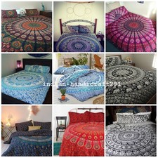 Duvet Cover Set Indian Mandala Bedding Set Bohemian Quilt Cover Hippie Comforter
