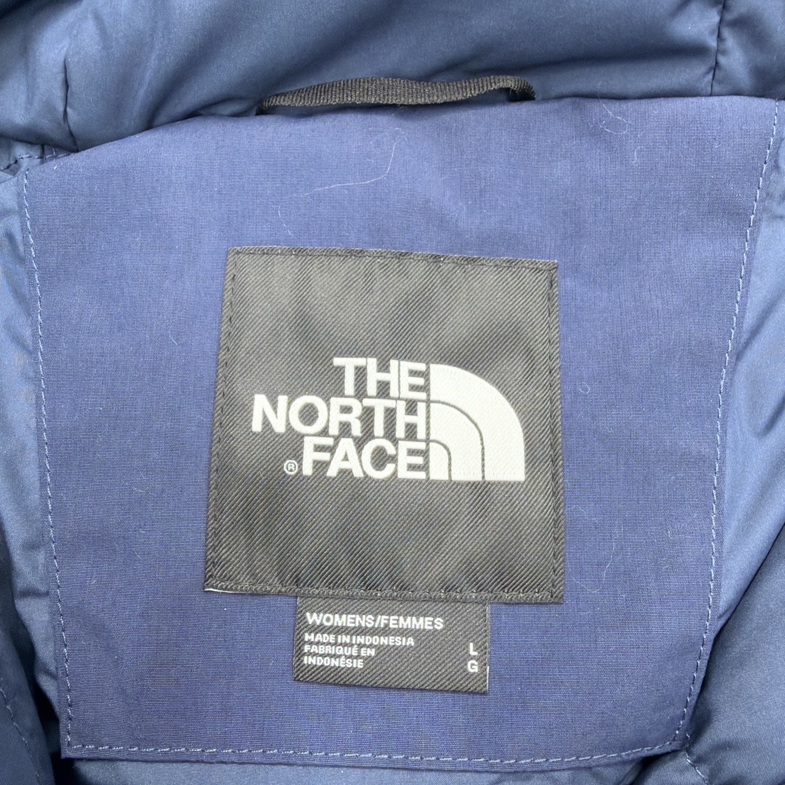 The North Face Women's Arctic Parka Navy 600 Down Fur Hood NWT Large $350 MSRP thumbnail 15