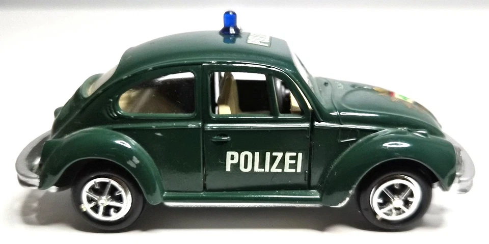 Coche de policía Gama VW Volkswagen Beetle #1302 escala 1:43 Foto 4 de 4