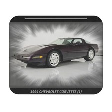 Epic 1994 Chevrolet Corvette C4 Mousepad - Sleek Purple Sports Car Desk Mat for