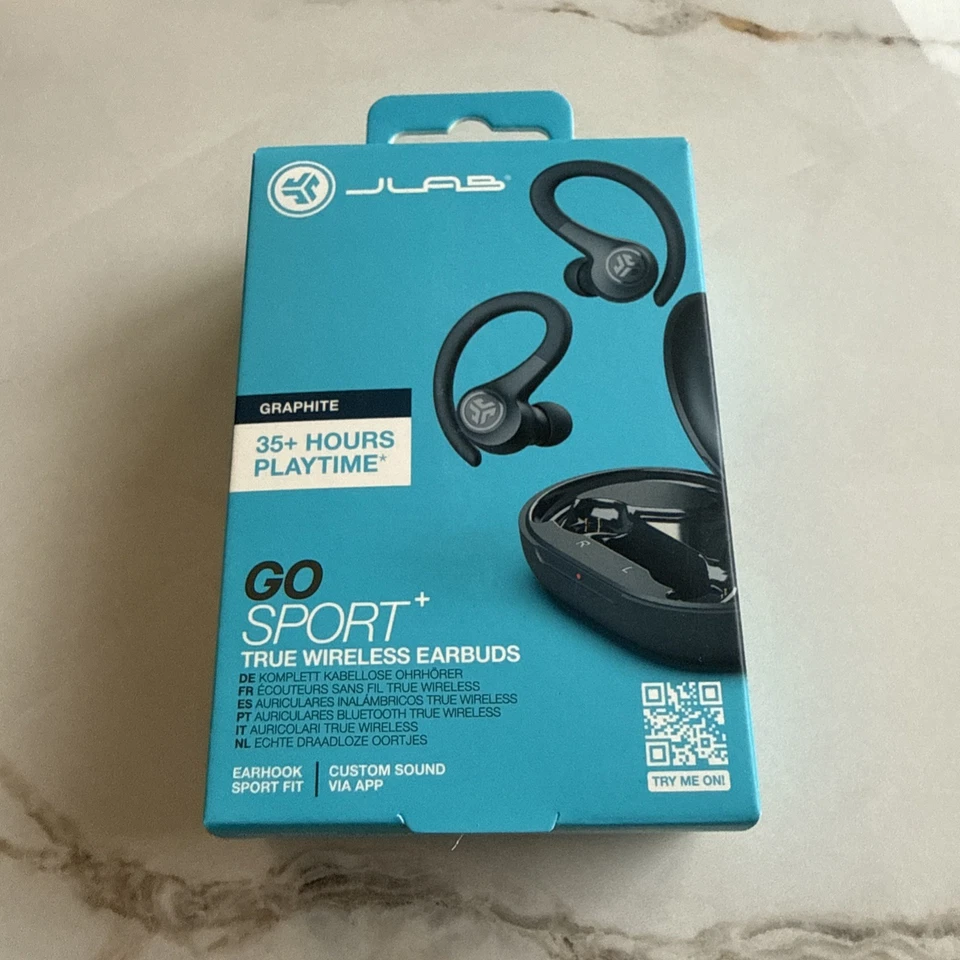 JLab GO Sport Air True Wireless Earbuds 35+ Hrs Play Bluetooth Brand New - Image 4 of 4