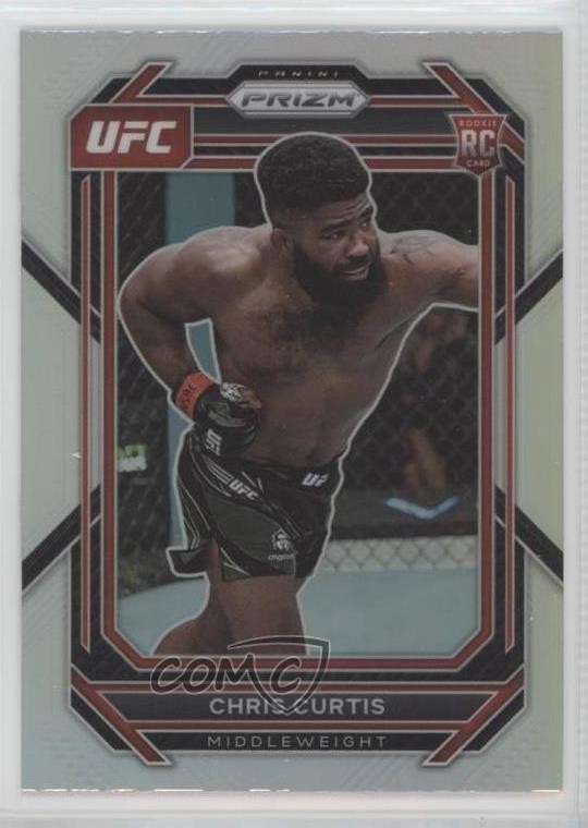 2023 Panini Prizm UFC Silver Prizm Chris Curtis #105 19rf