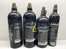 Lot Of (4) Pure Energy Paintball Tanks And Java Untested