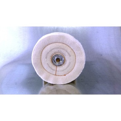 Dico 527-60-4 Canton Flannel Buffing Wheel 4 Dia. in. for Jeweler's Rouge