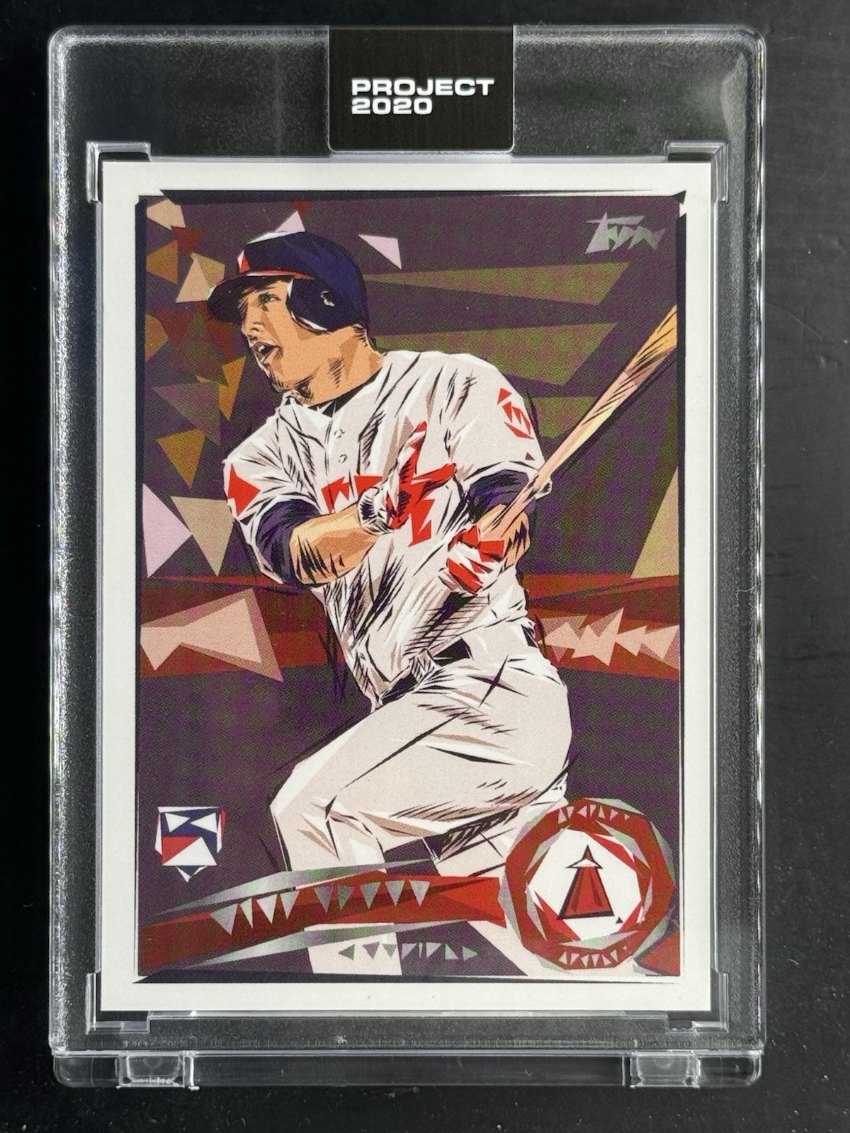 Mike Trout Topps Project 2020 Card #167 by Naturel Los Angeles Angels MVP