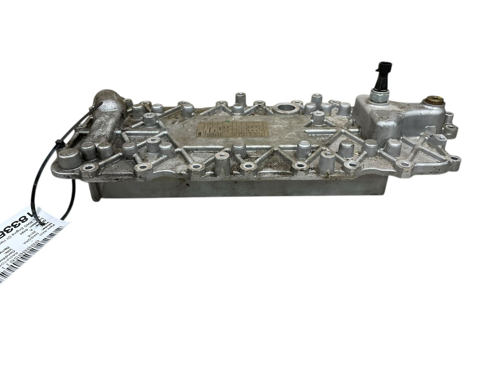 2007-2016 MASERATI GRANTURISMO 4.7L RWD Engine Oil Heat Exchanger Cooling Unit