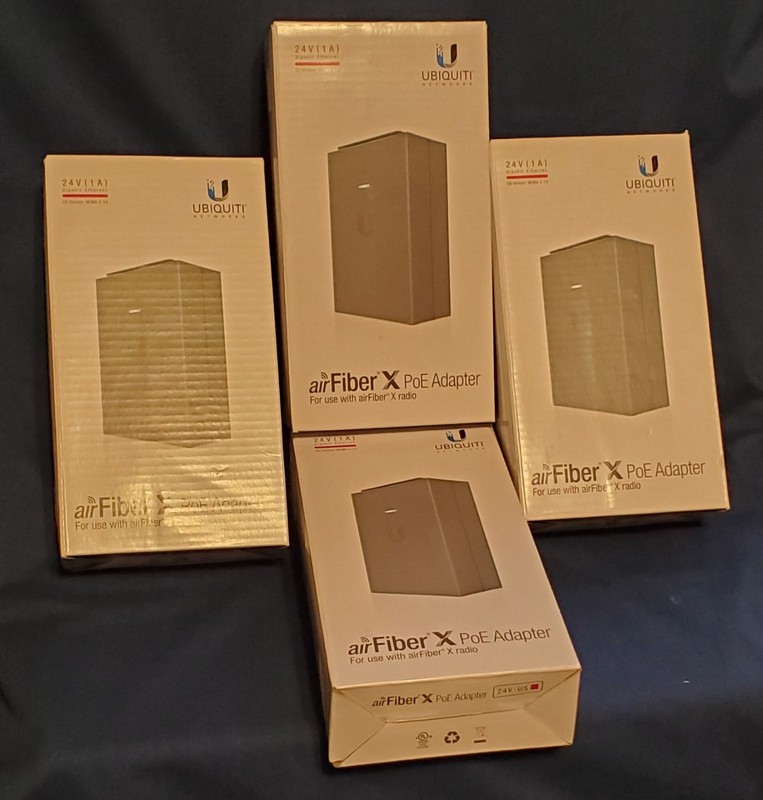 Ubiquiti AirFiber X PoE Adapter for use with airFiber 24V-US (1A) NEMA 5-15 1pc