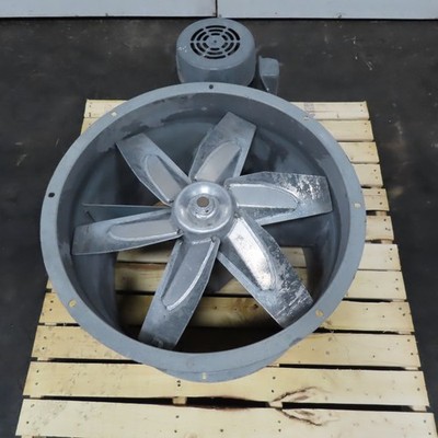 Dayton 3C411 24'' Riemenantriebs-Rohrlüfter, Axial, 3Hp, 208-230/460V
