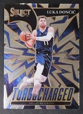 Luka Doncic 2021-22 Panini Select TURBOCHARGED Insert Card (no.9)