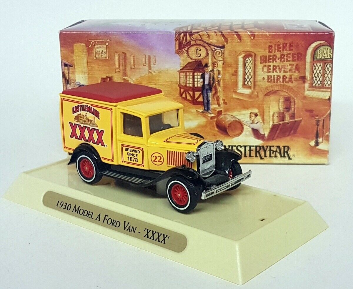Matchbox YGB01 1930 Model A Ford Van Castlemaine 'XXXX' Great Beers Diecast Van
