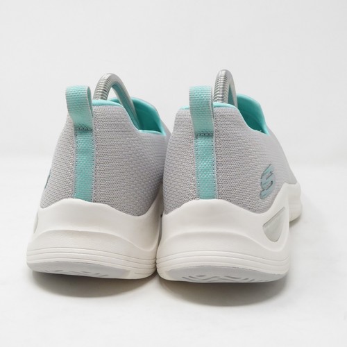 Skechers Arch Fit Slipper Wanderschuhe Comfort Sneaker grau Synthetik Gr. 10 - Bild 5 von 9