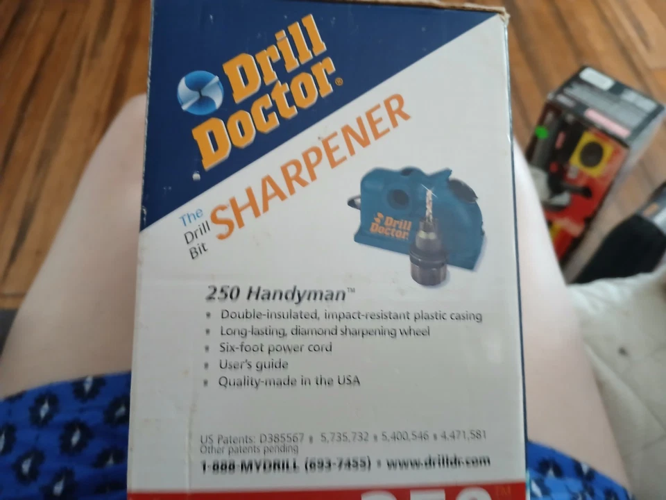 Afilador de brocas The Drill Doctor 250 brocas de manitas hechas en EE. UU. Nuevo Foto 3 de 3