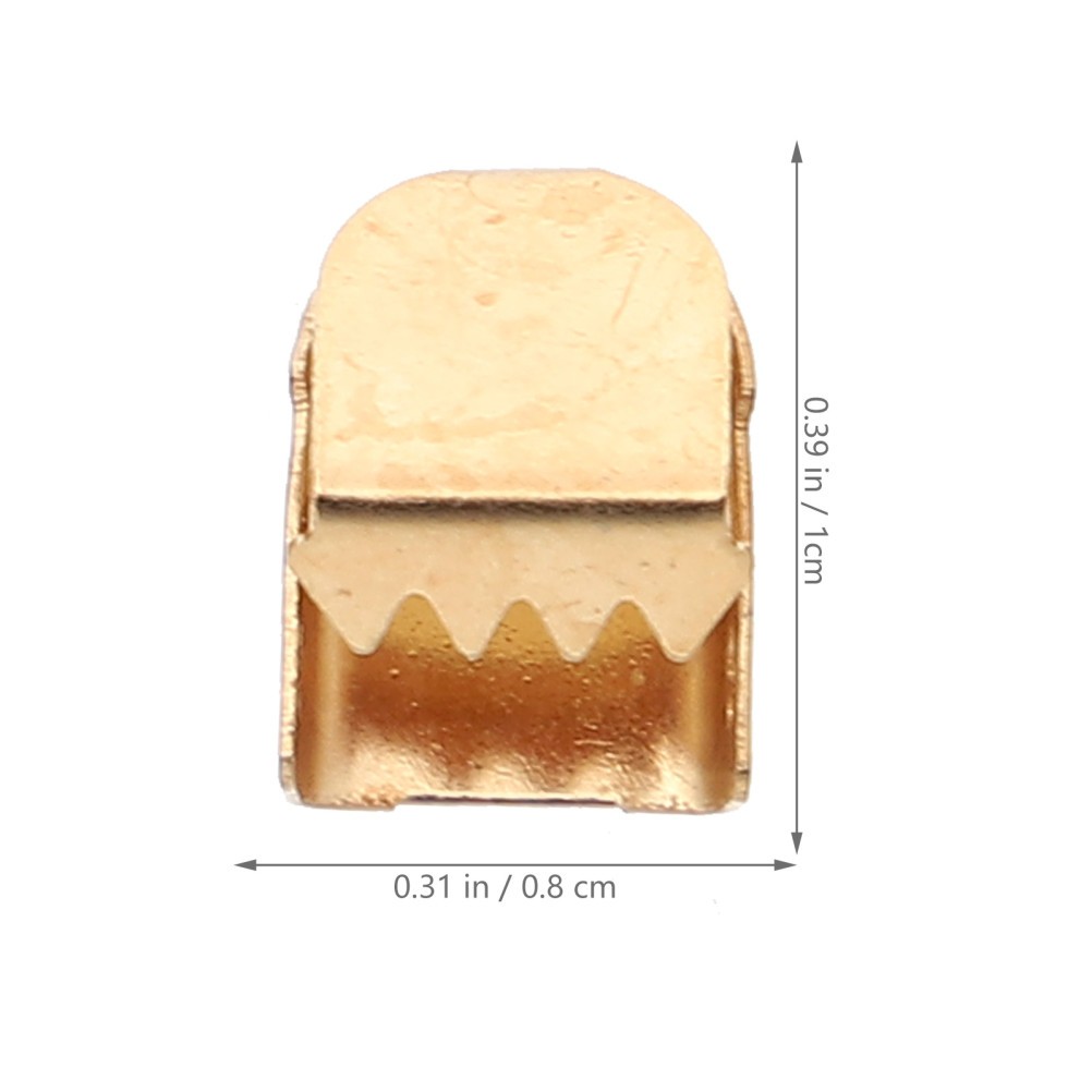 100pcs Metal Shoelace Buckles Sneaker Laces Clasps Lace Locks Shoelace Clips