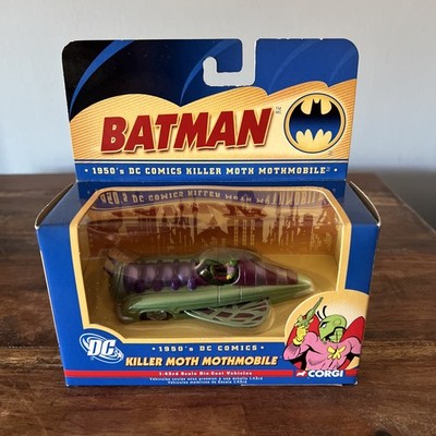 Corgi Batman: 1950er DC Comics KILLER MOTH MOTHMOBILE 1:43 ~ Modell 77352 ~ RAR