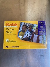 Kodak 4x6 Premium Picture Paper High Gloss 75 Sheets CAT 888 7713 NEW SEALED