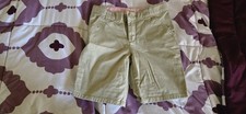 Cat  Jack Tan Flat Front Shorts Size 6 Regular Little Girls B34