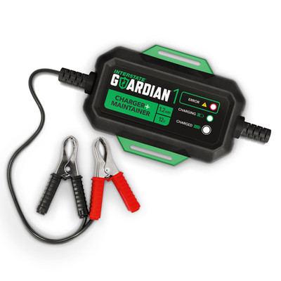 Interstate Batteries 12V Portable Automatic 1.2A Automotive Battery Charger