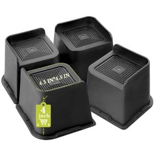 Yookwutar Bed Risers 2 inch, 3 inch, 4 inch, 6 inch, 8 inch Heavy Duty, Overs...