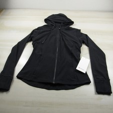 Lululemon Jacket Womens 8 Black Define Nulu Full Zip Performance Stretch Hoodie