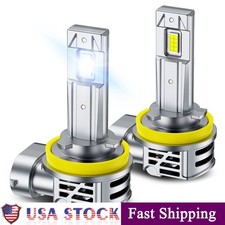 Auxito 2x H11 Led Headlight Kit Low Beam Bulbs Super Bright 6500k White 80000lm Auxito 2x H11 Led Headlight Kit Low Beam Bulbs Super Bright 6500k White 80000lm