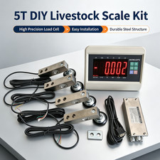 5000kg Livestock Weighing Scale Kit Indicator&Stainless Steel Junction Box