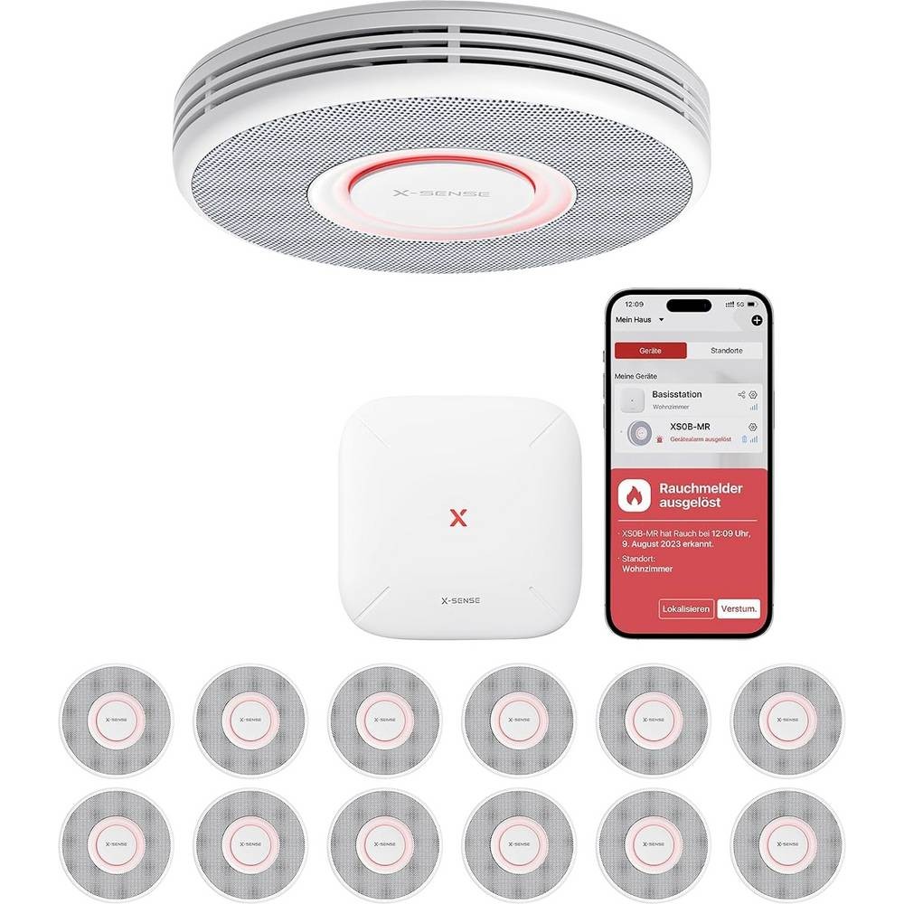 Détecteur de fumée X-Sense XS0B-MR121 alarme incendie 85dB pour éviter les risques domestiques