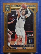 Luka Dončić 2021-22 Donruss Elite Primary Colors Orange Die-cut #4