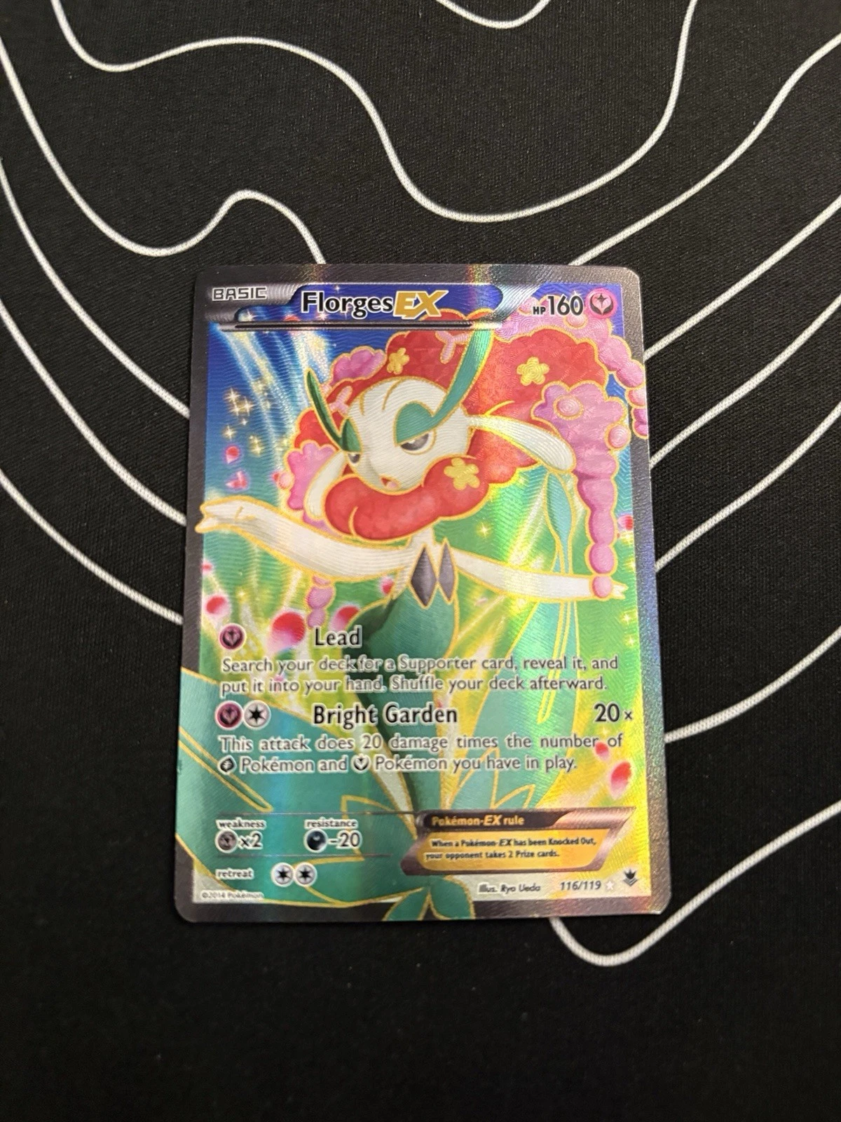 Pokémon TCG Florges EX Full Art Ultra Rare Card 116/119 XY: Phantom Forces