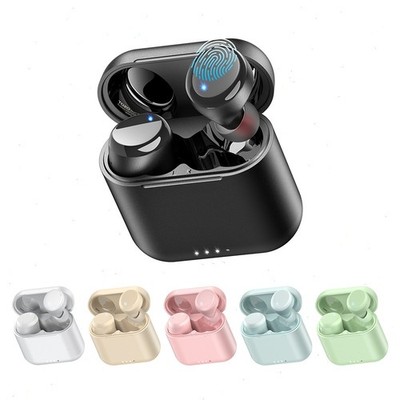 TOZO T6 Wireless Earbuds Stereo Bluetooth 5.3 In Ear Earphones, Refurbished