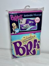 NEW Vintage 2002 BRATZ Pillow Case Reversible Standard Size 20&rdquo;x 26&rdquo; RARE