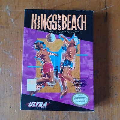 Nintendo NES Kings Of The Beach Volleyball Complete CIB Box Manual Sleeve Insert