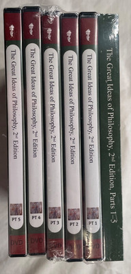 The Great Ideas of Philosophy 2nd Edition Parts 1-5 DVDs w/ Books Great Courses