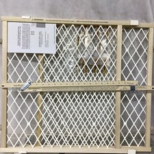 Toddleroo by North States - Diamond Mesh Wooden Baby Gate: Opening Is 26 To 42
