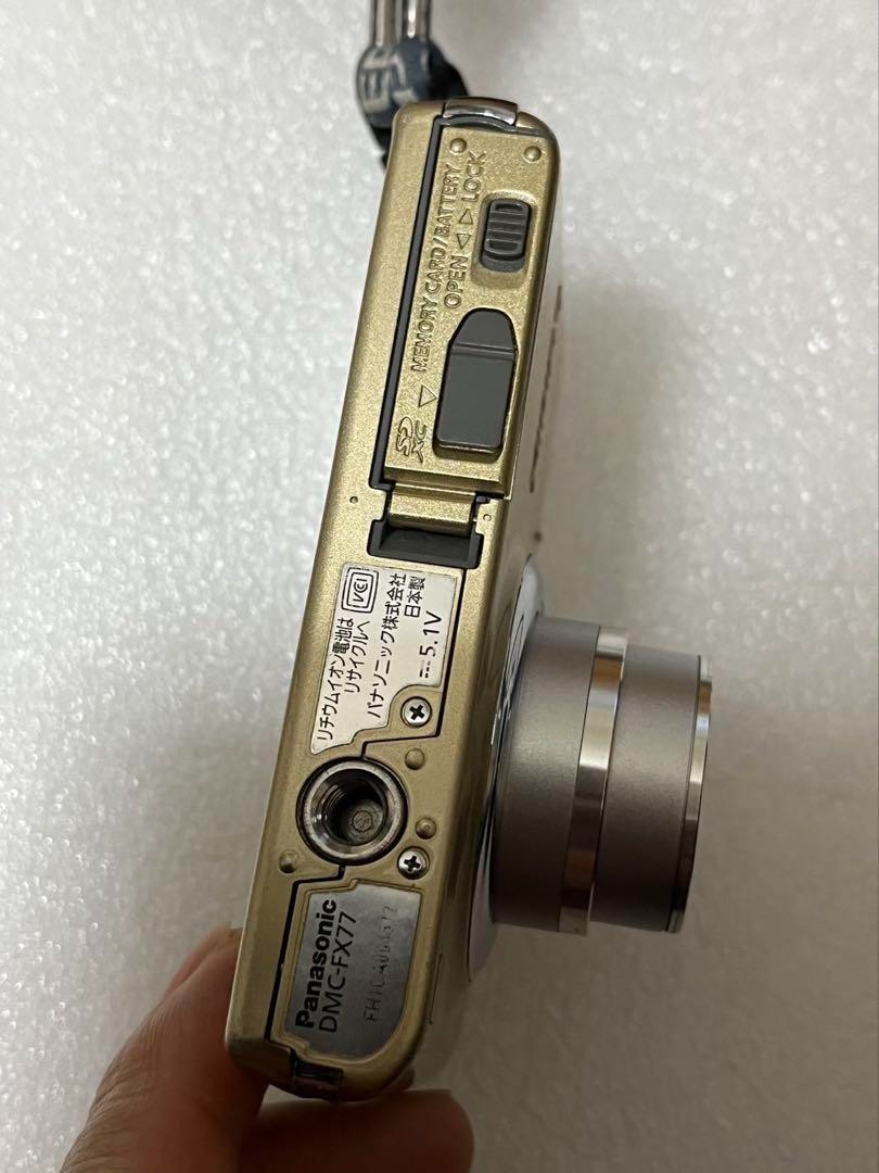 Panasonic LUMIX DMC-FX77 Compact Digital Camera Gold Used