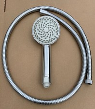 Aqualisa 105mm Harmony Shower Head And Large Internal Bore Chrome Hose .
