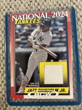 2025 Topps 1990 Baseball Relic Card Jazz Chisholm T90R-JCJ Yankees (Pinstripe!)