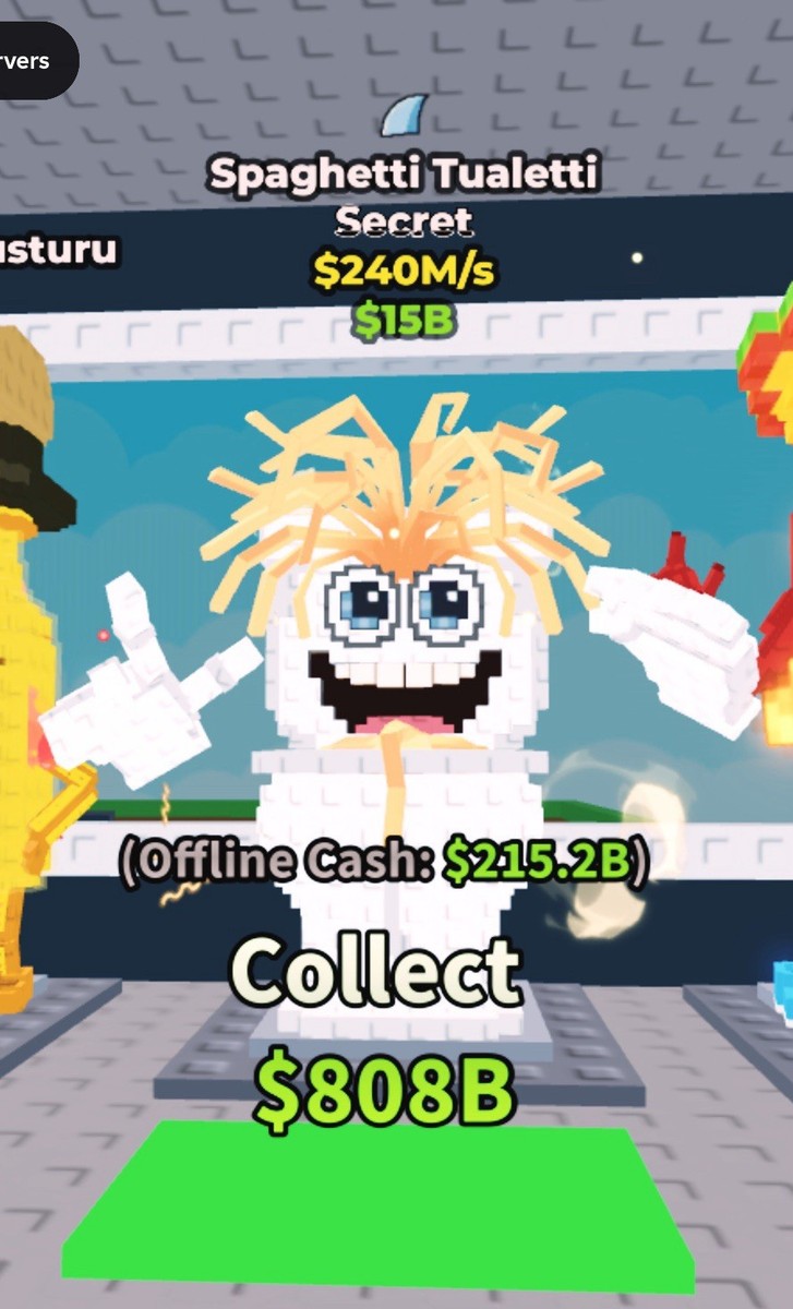 Spaghetti Tualetti 240M/s - Steal a Brainrot Game Item - Gameflip
