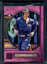 2025 Topps Museum Brooks Lee RC Pink Sapphire Rookie #/199 Twins
