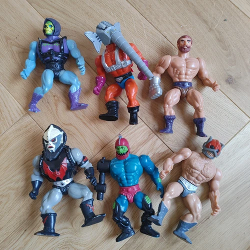 He-Man Masters of the Universe Action Figures Motu Vintage Lot Of 6