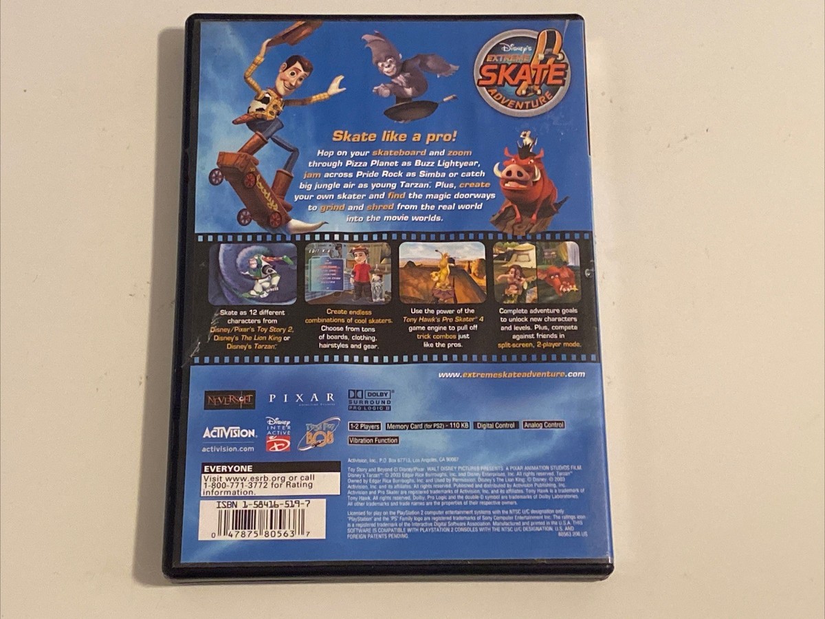 Disney's Extreme Skate Adventure (Sony PlayStation 2, 2003) for