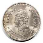 1966 New Hebrides Large Silver 100 Francs Liberty/Native Pole UNC #2-Toned