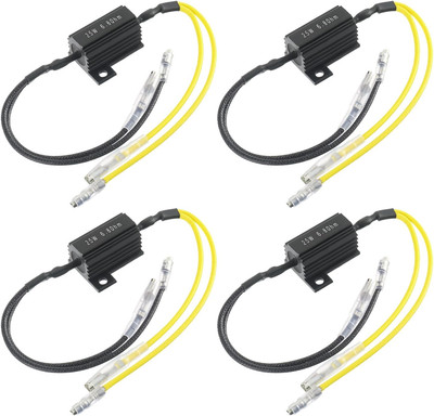 12V 25W 6.8 Ohm Motorcycle Load Resistor Flashlight Indicator Decoder Motorcycle
