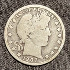 1907-D Barber Half Dollar